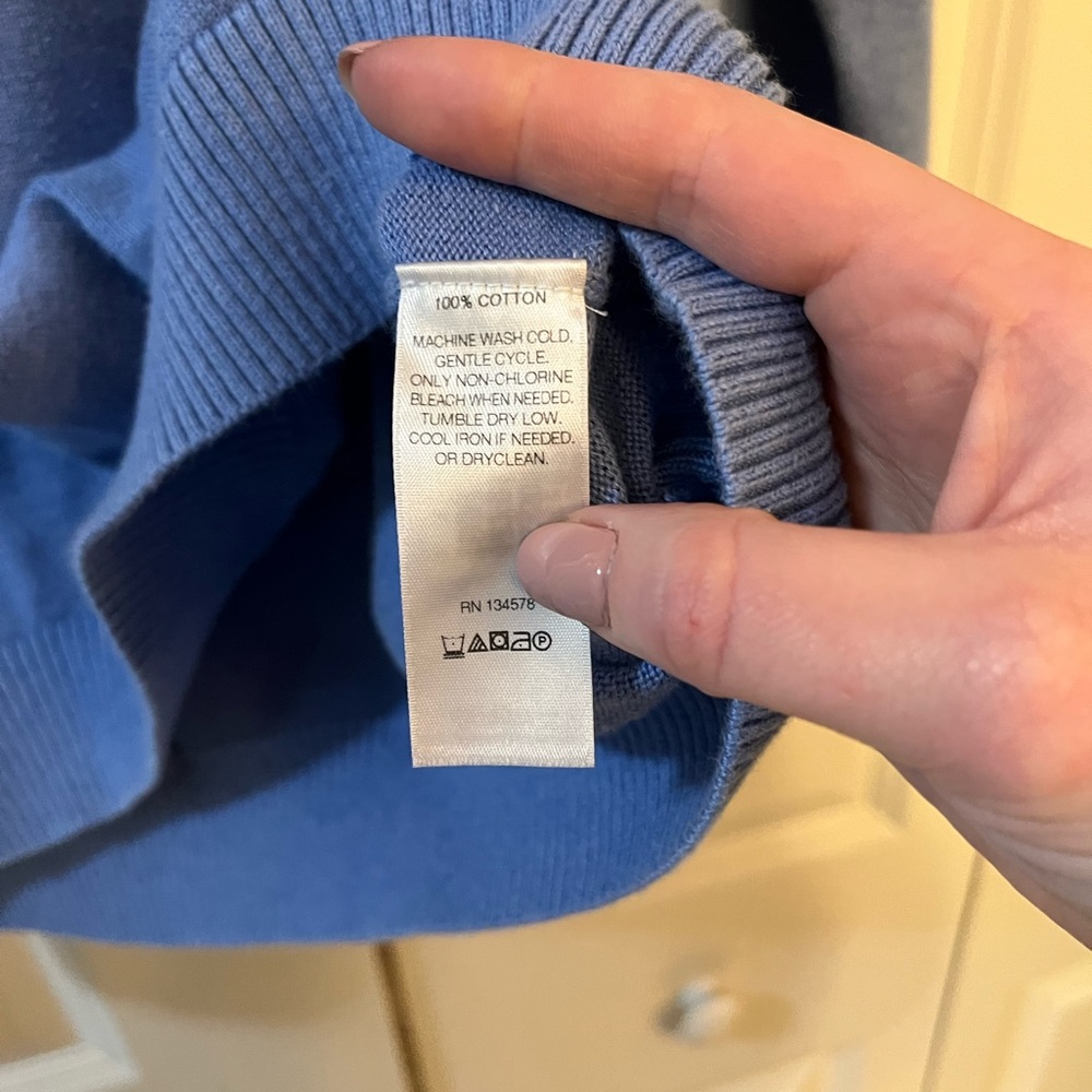 Vineyard Vines Cotton 1/4 Zip Size L - Picture 8 of 13
